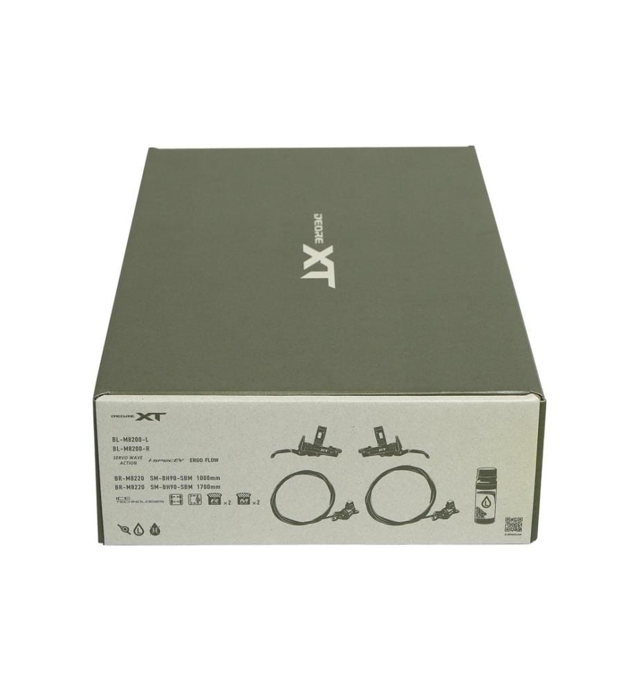 SHIMANO - Scheibenbremsen-Set XT BR-M8220 mit BL-M8200 Upgrade Kit