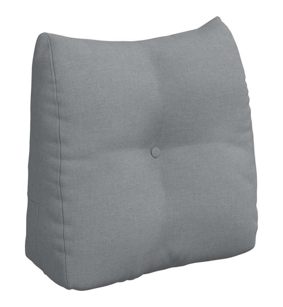 Coussin de Dos Gris clair 45 x 24 x 50 cm tissu