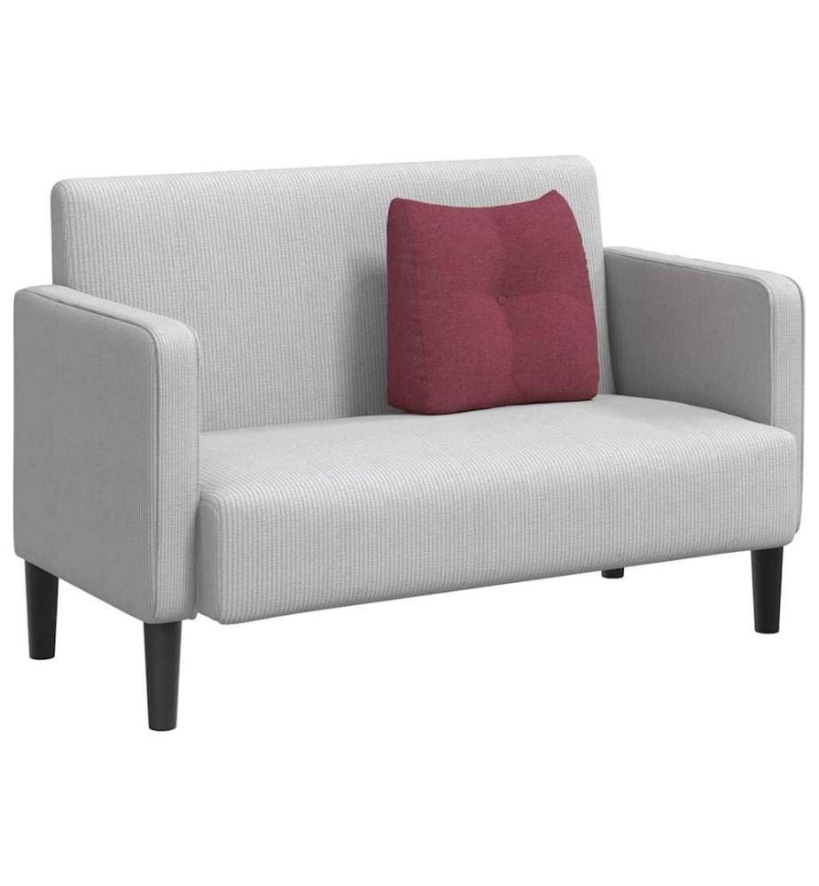 Coussin de Dos Bordeaux 45 x 24 x 50 cm tissu
