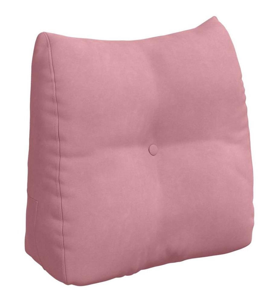Coussin de Dos Rose 45 x 24 x 50 cm Velours