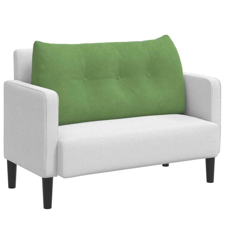 Coussin de Dos Vert clair 100 x 24 x 50 cm Velours
