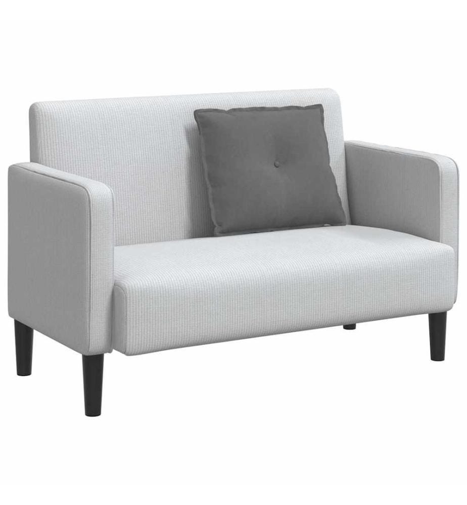 Coussin de Dos Gris foncé 60 x 50 cm Tissu en microfibre