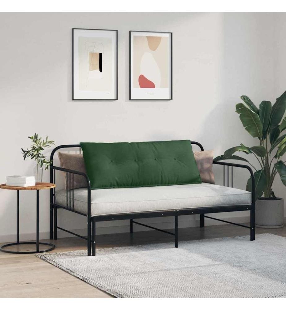 Coussin de Dos Vert Jungle 120 x 50 cm Tissu en velours côtelé