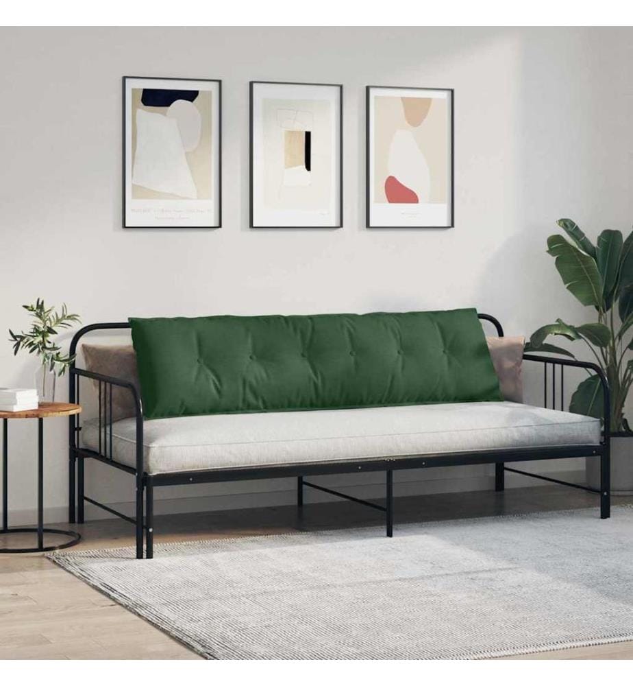 Coussin de Dos Vert Jungle 180 x 50 cm Tissu en velours côtelé