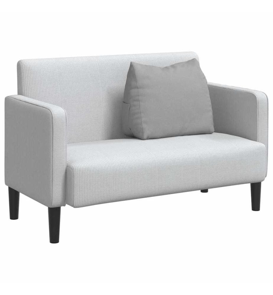 Coussin de Dos Gris nuage 60 x 20 x 50 cm tissu
