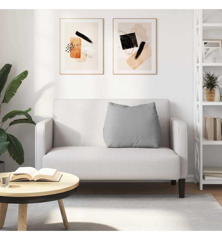 Coussin de Dos Gris nuage 60 x 20 x 50 cm tissu