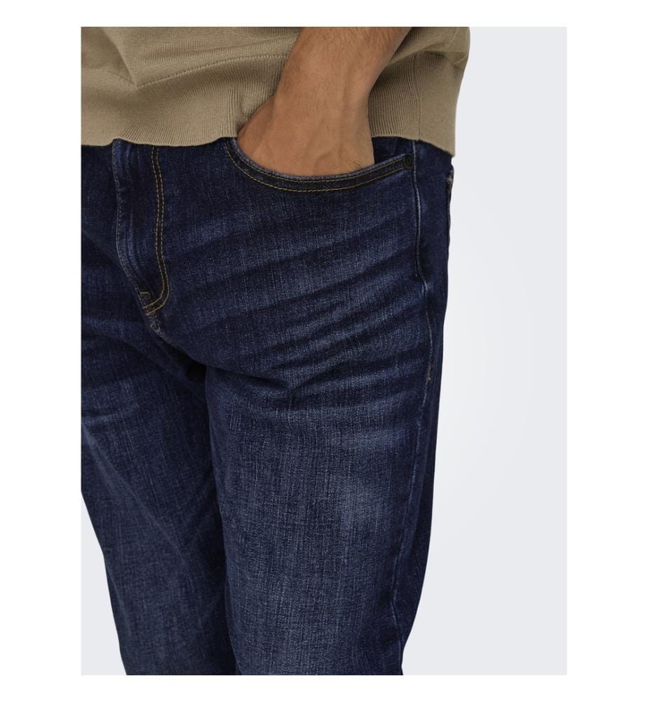 Jeans - Dark Blue Denim