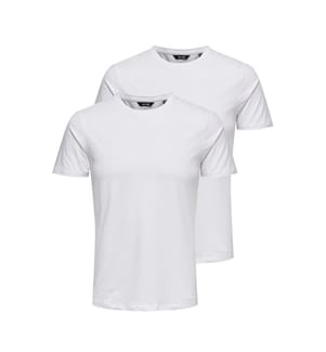 2er-Set T-Shirts - Schwarz