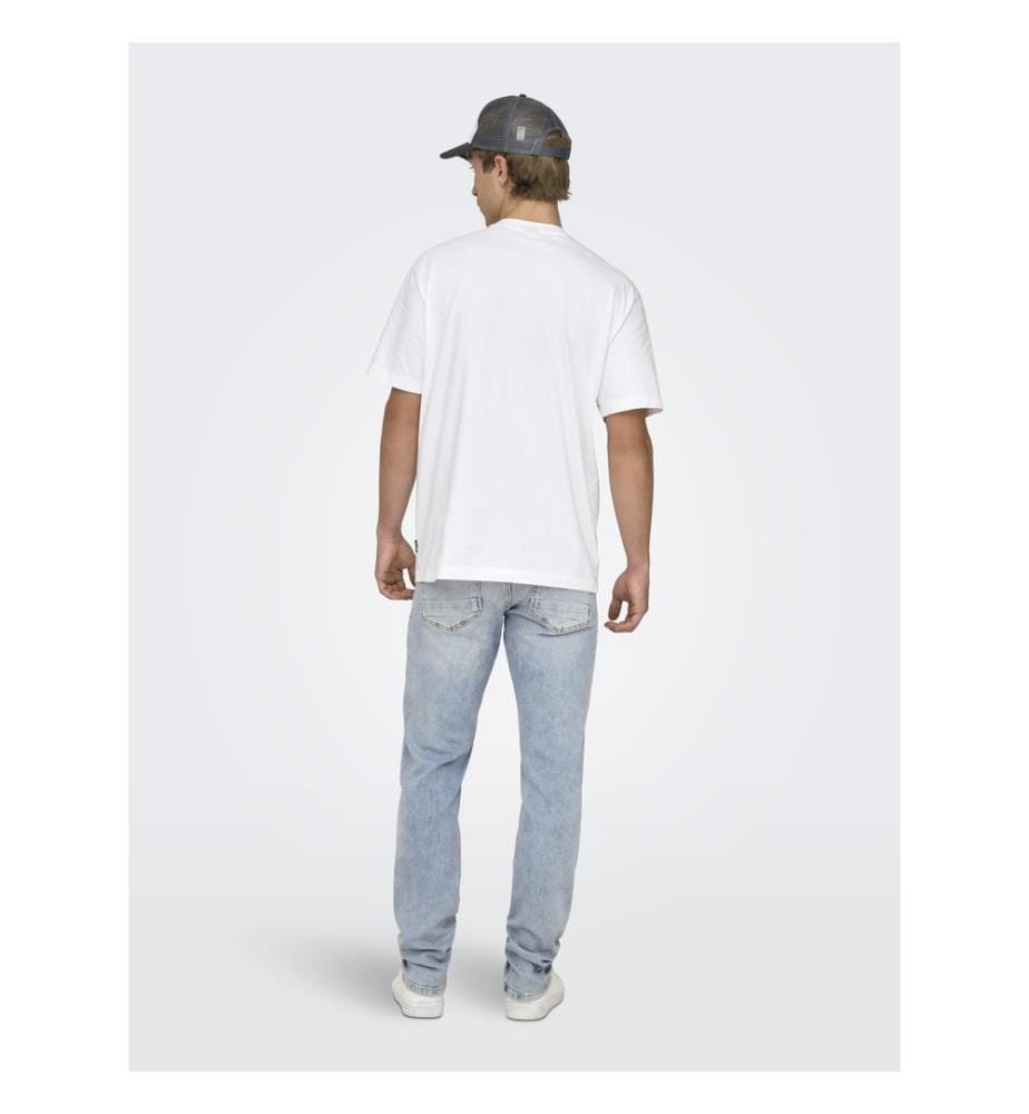 Jeans - hellblauer, verwaschener Denim