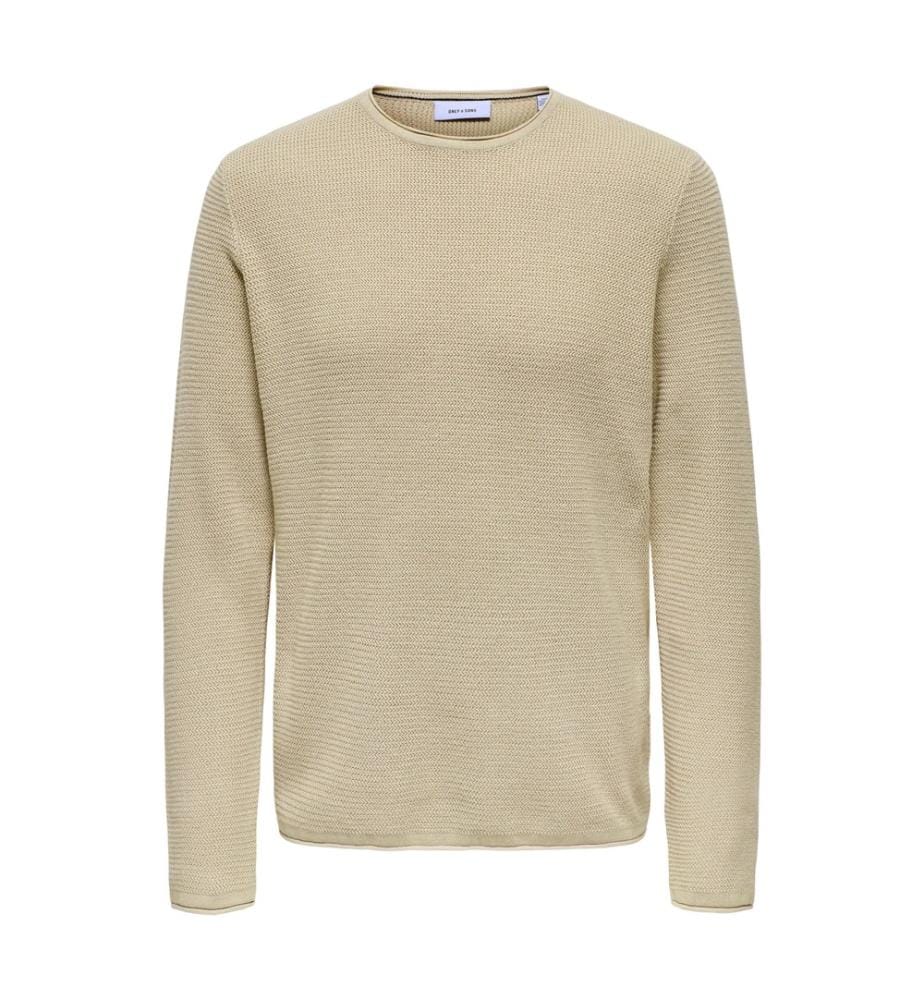 Textured knit jumper - Silver Lining