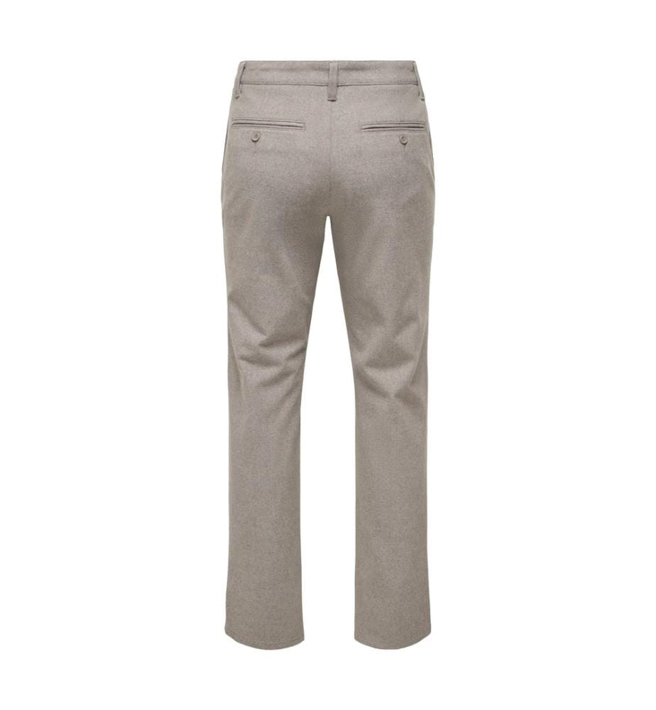 Tapered trousers in textured fabric - Falcon