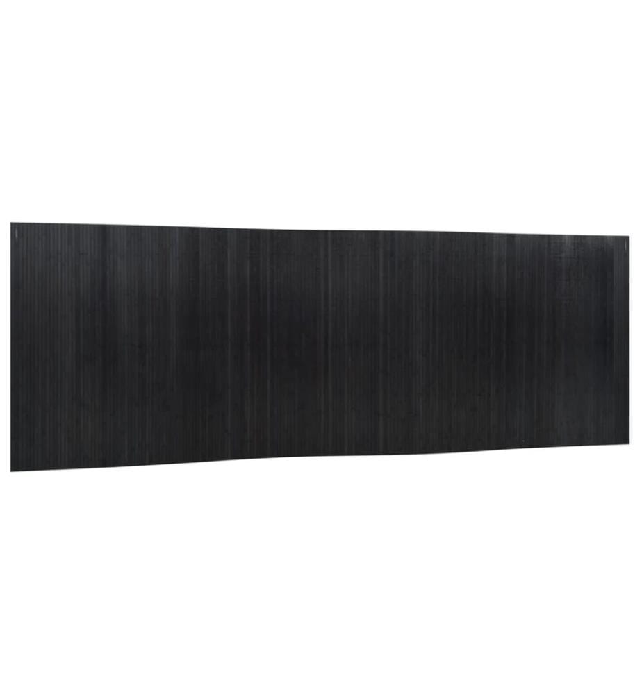 Cloison de séparation noir largeur 600 cm hauteur 165 cm bambou