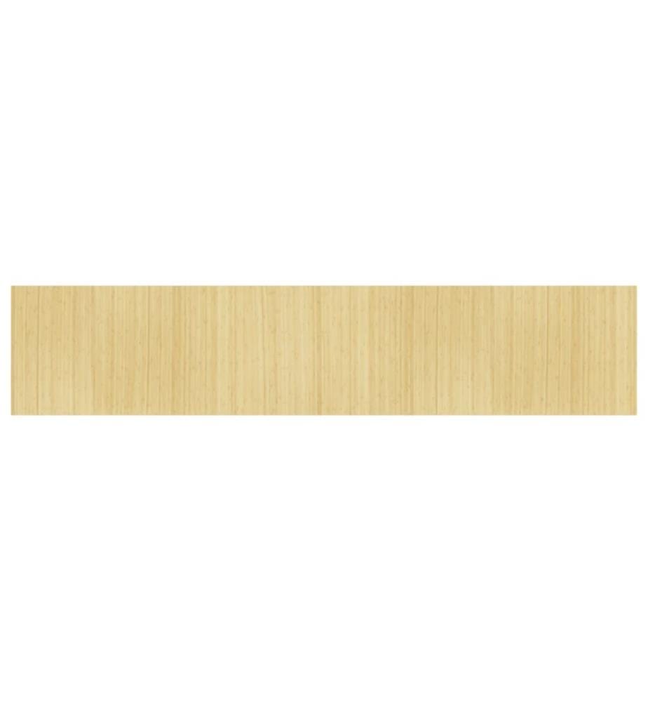 Paravent Hell Natur Breite 800 cm Höhe 165 cm Bambus
