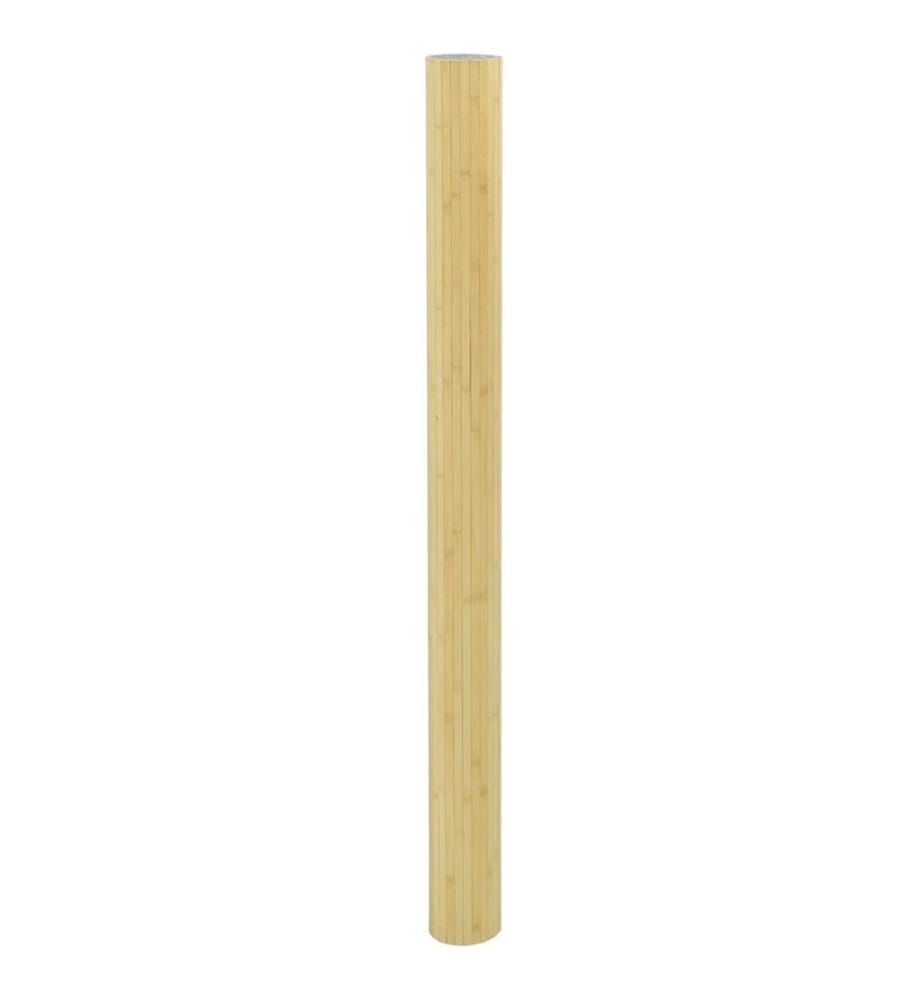 Paravent Hell Natur Breite 800 cm Höhe 165 cm Bambus