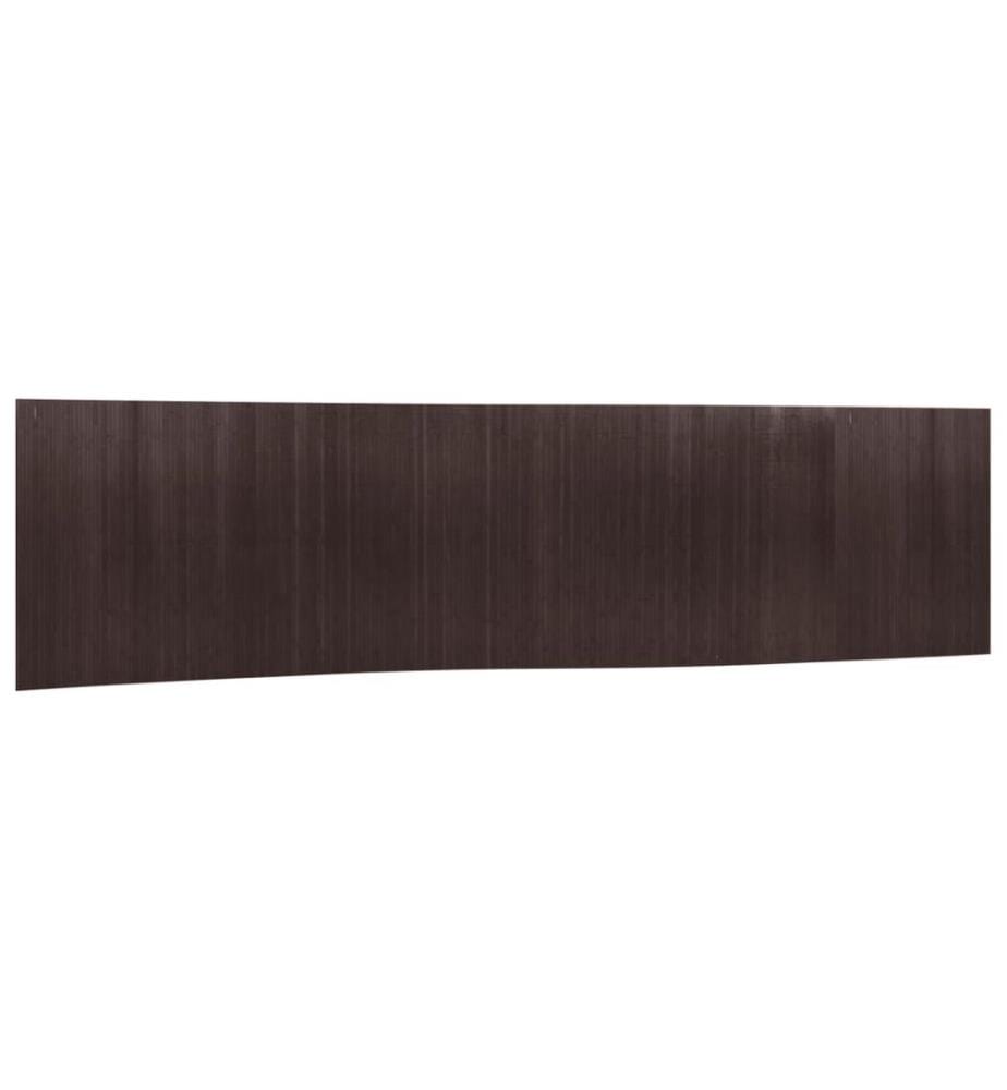 Paravent Dunkelbraun Breite 800 cm Höhe 165 cm Bambus