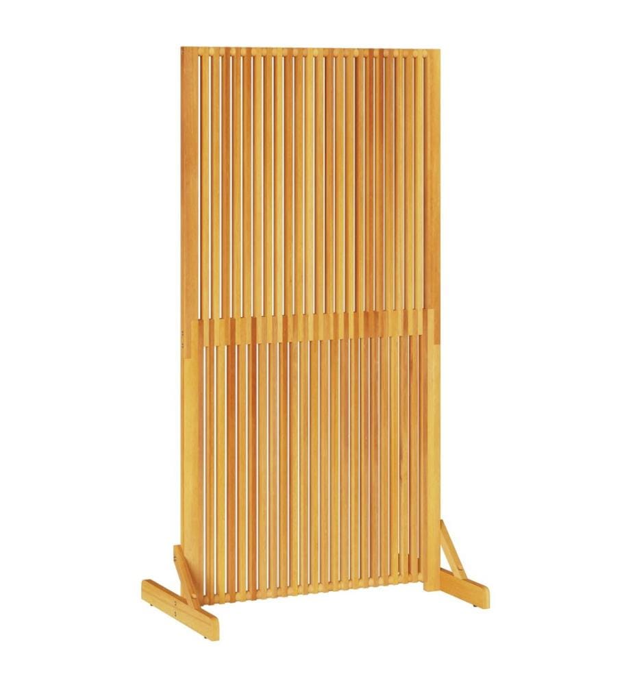 Sichtschutz Braun 79.5 x 50 x 150 cm Massivholz Akazie