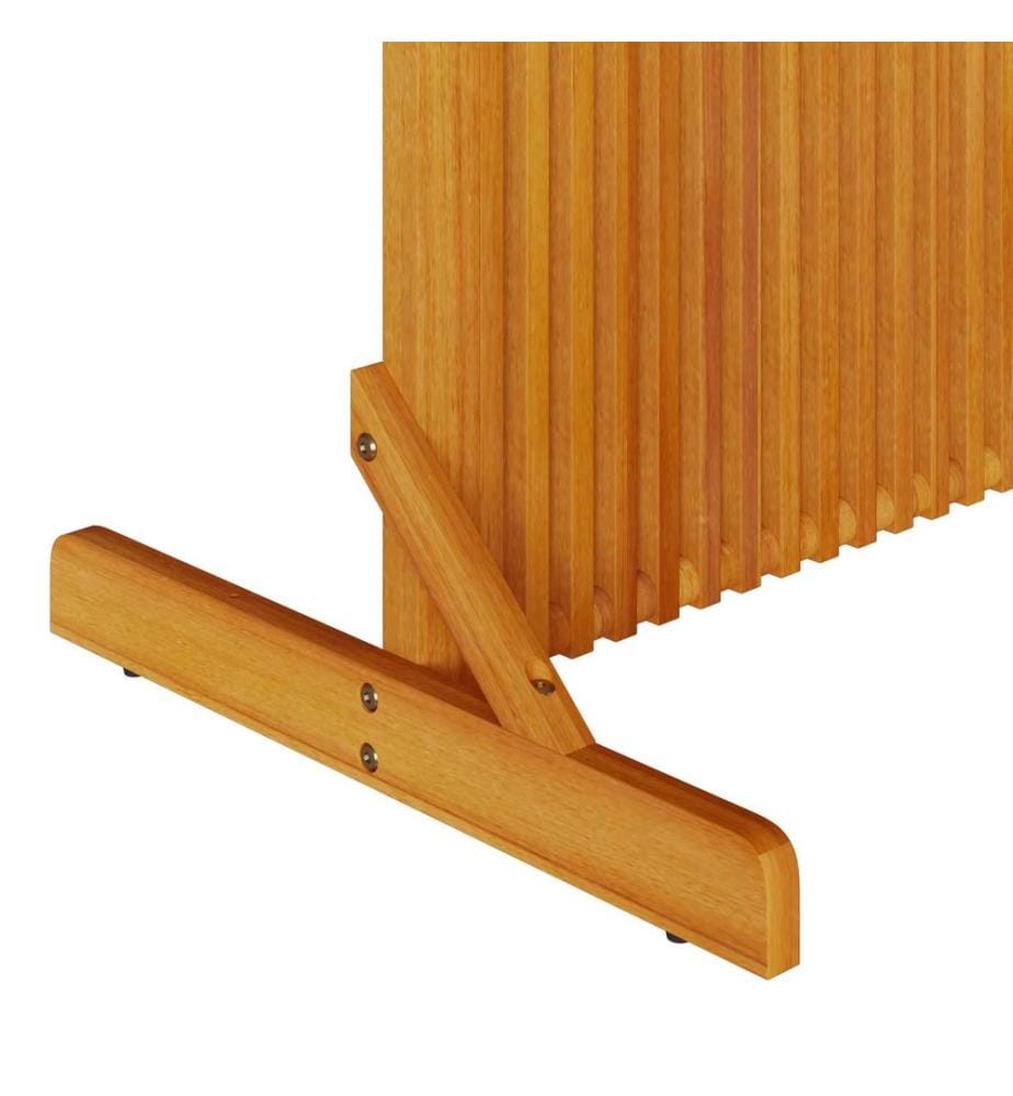 Sichtschutz Braun 79.5 x 50 x 150 cm Massivholz Akazie
