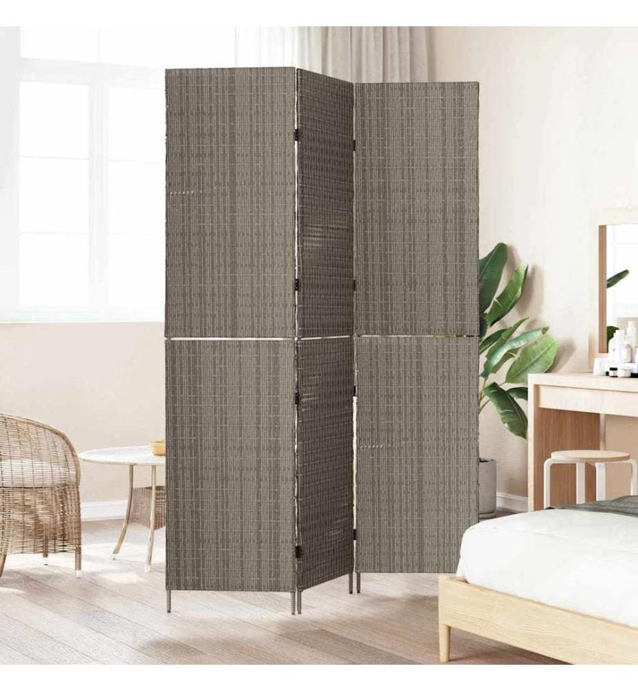 Paravent Gris 146 x 180 cm. polyrotin