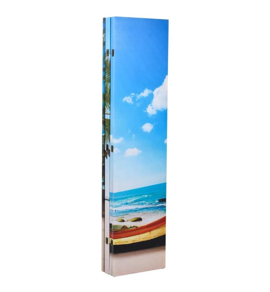 Raumteiler klappbar 200 x 170 cm Strand