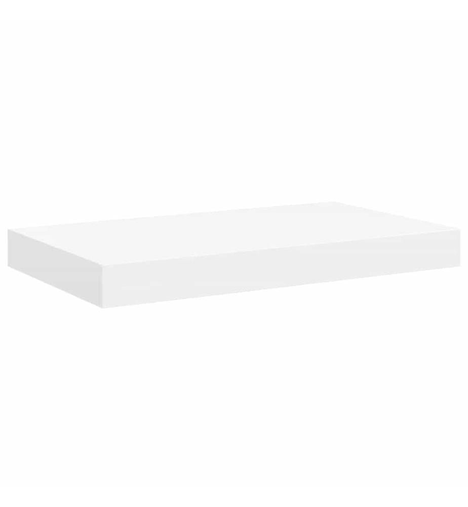 Schweberegal Weiss 40x23x3,8 cm MDF