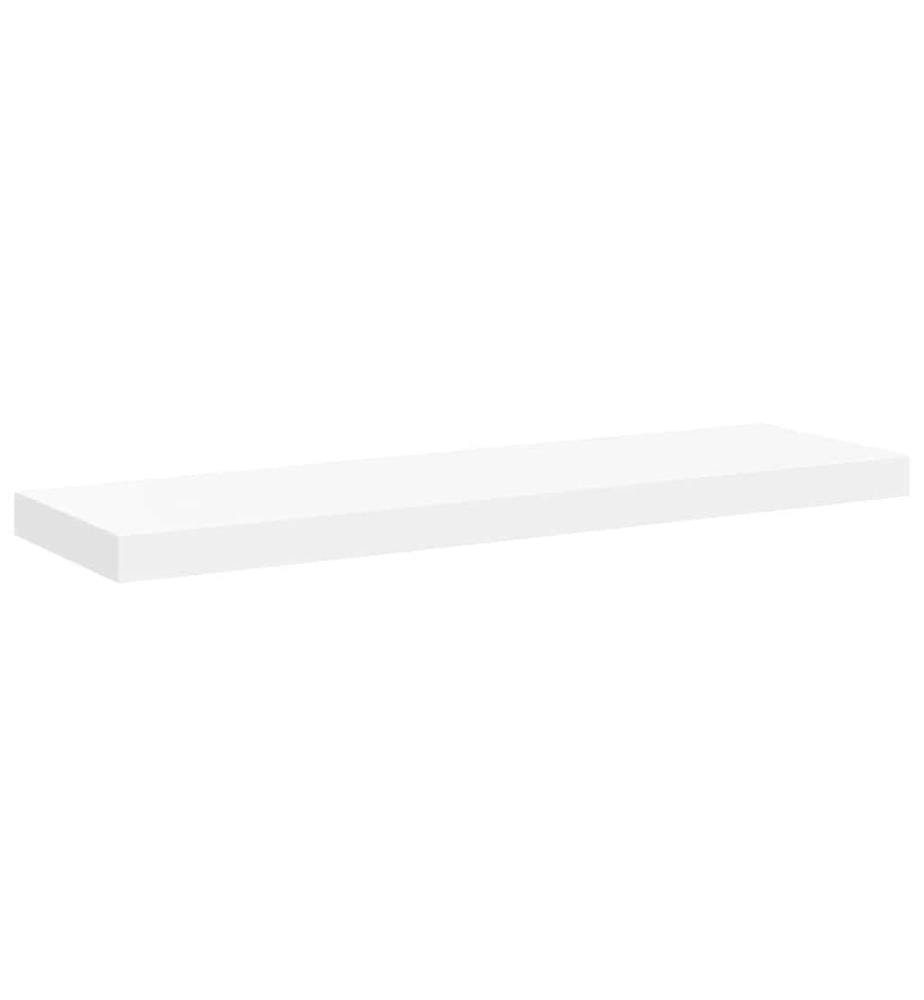 Schweberegal Weiss 80x23,5x3,8 cm MDF