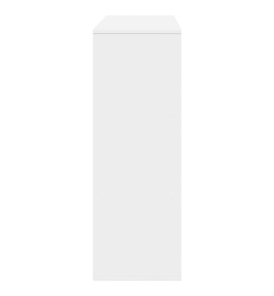 Cloison de séparation blanc 100x33x94,5 cm bois d'ingénierie