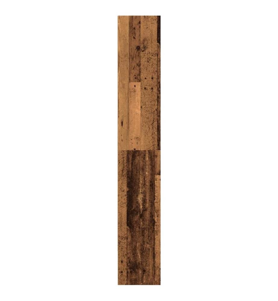 Bücherregal Altholz-Optik 80x30x189 cm Holzwerkstoff