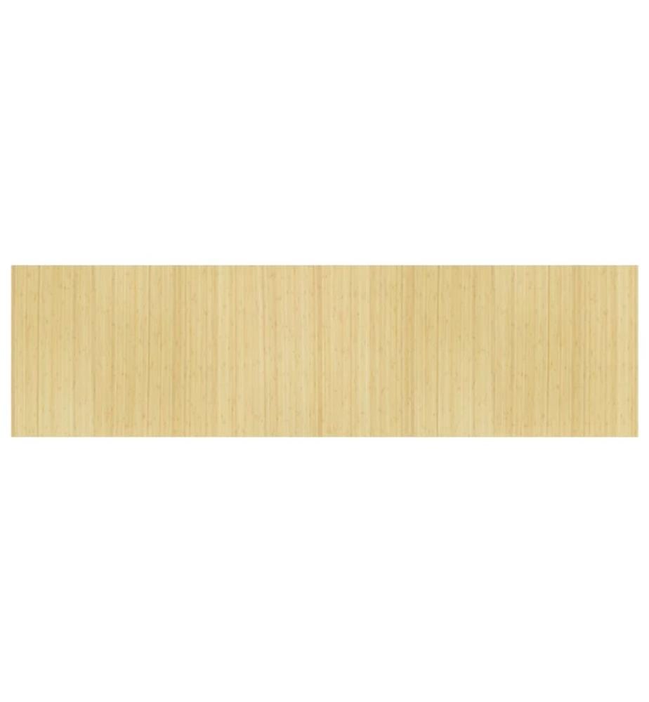 Paravent Hell Natur Breite 600 cm Höhe 165 cm Bambus
