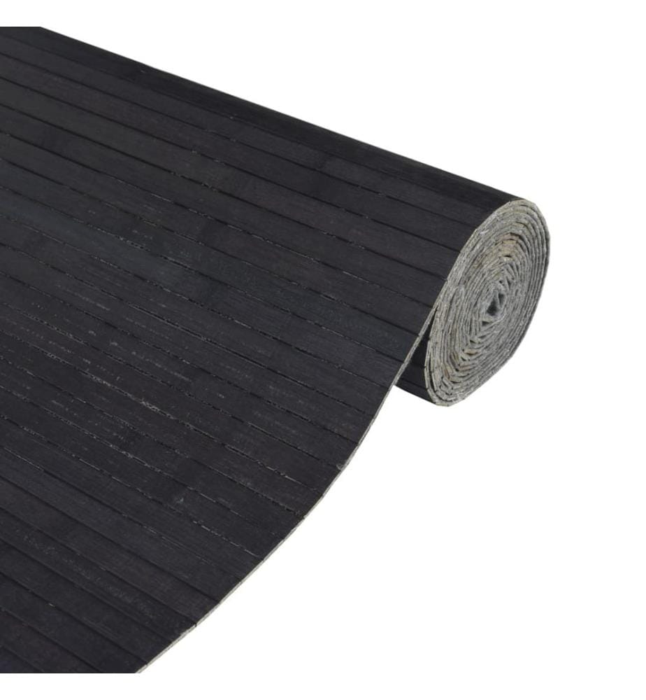 Paravent Grau Breite 800 cm Höhe 165 cm Bambus