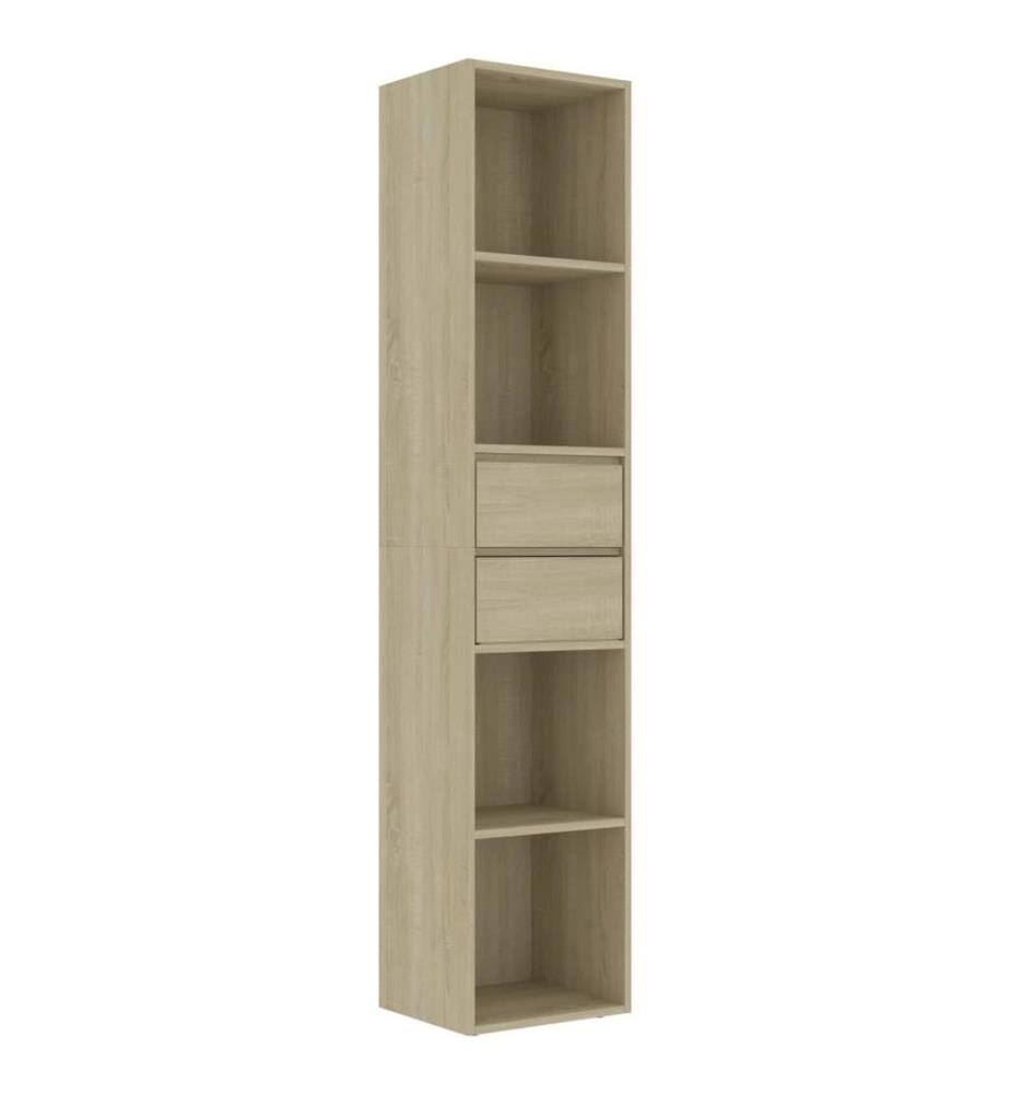 Bücherregal Sonoma-Eiche 36x30x171 cm Holzwerkstoff