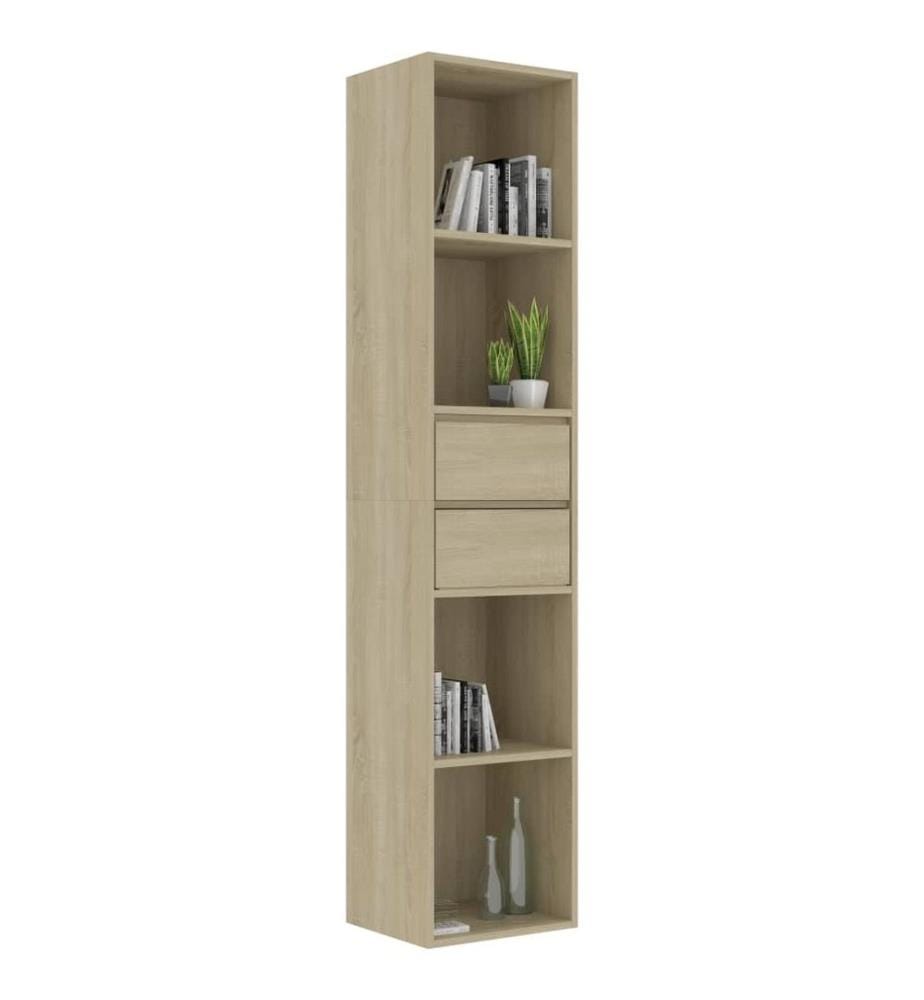 Bücherregal Sonoma-Eiche 36x30x171 cm Holzwerkstoff