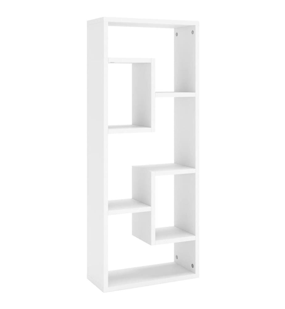 Wandregal Weiss 36x16x90 cm Holzwerkstoff