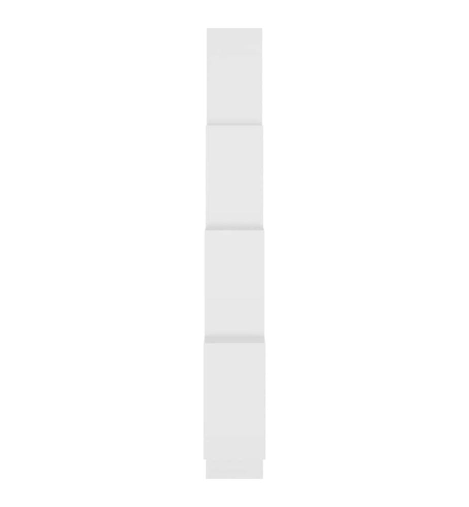 Würfelregal Weiss 90x15x119 cm Holzwerkstoff