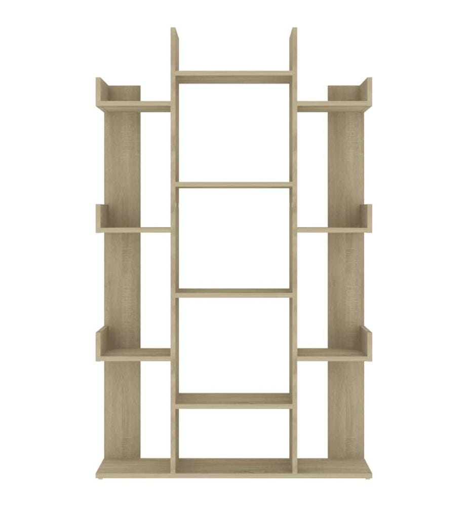 Bücherregal Sonoma-Eiche 86x25,5x140 cm Holzwerkstoff