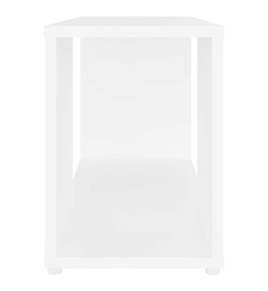 Meuble TV Blanc 60x24x32 cm Bois d'ingénierie