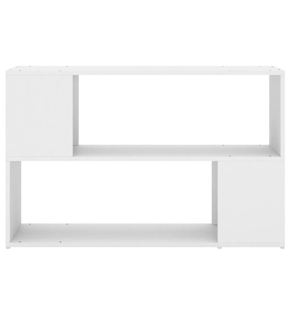 Bücherregal Weiss 100x24x63 cm Holzwerkstoff