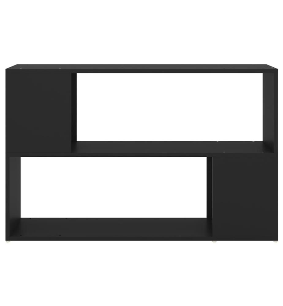 Bücherregal Schwarz 100x24x63 cm Holzwerkstoff