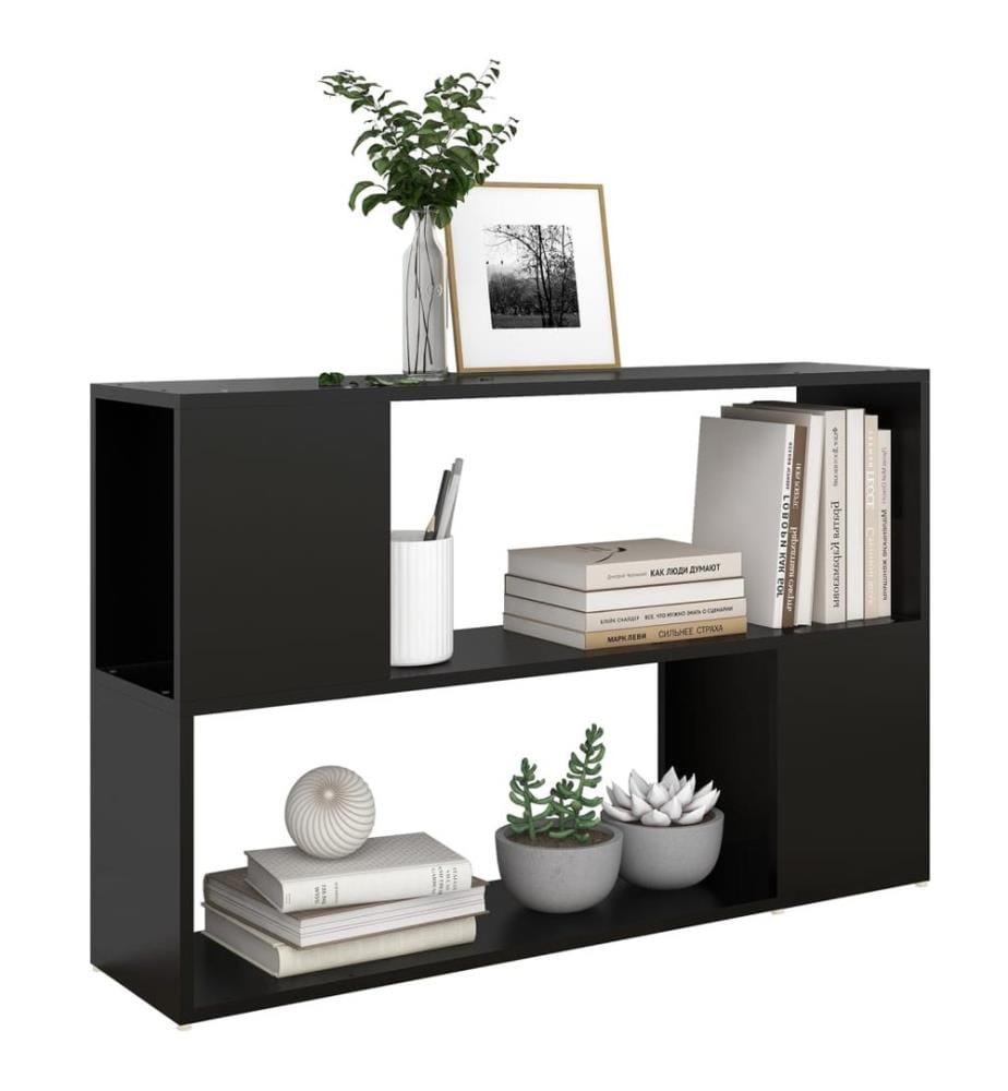 Bücherregal Schwarz 100x24x63 cm Holzwerkstoff