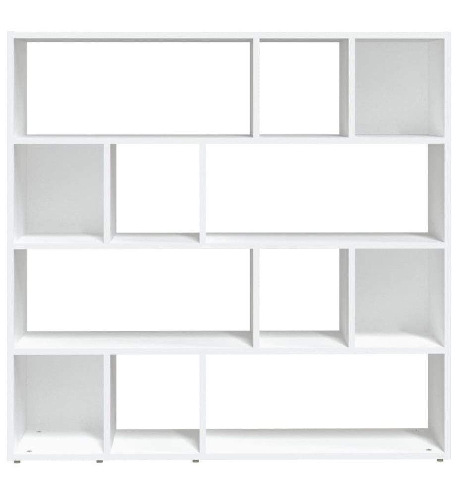 Bücherregal/Raumteiler Weiss 105x24x102 cm