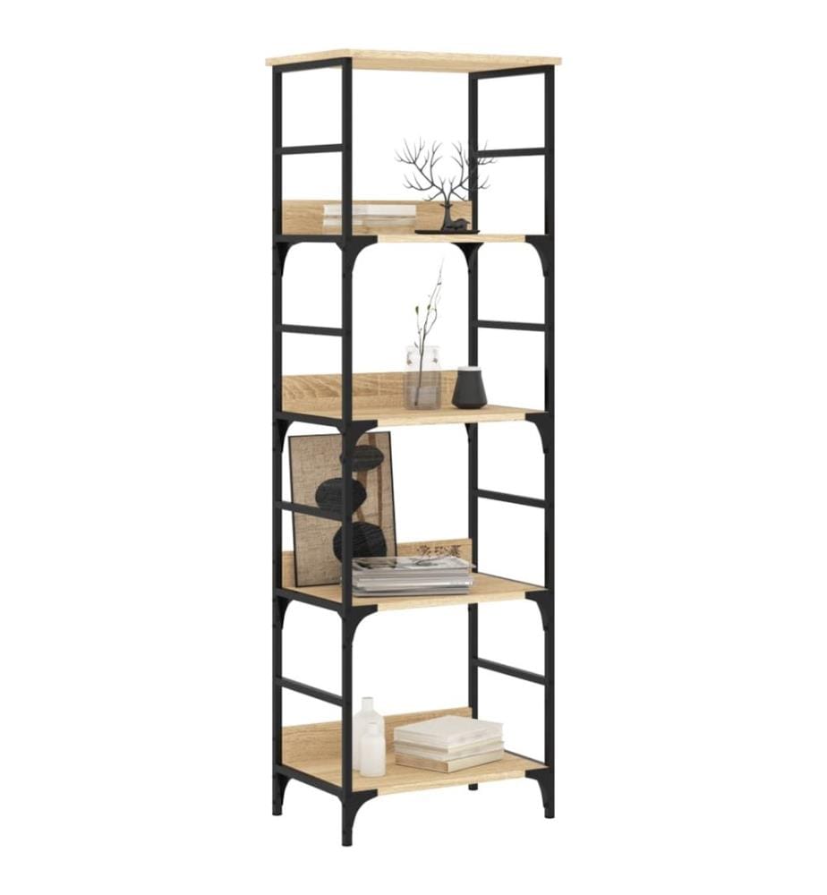 Bücherregal Sonoma-Eiche 50x33x153 cm Holzwerkstoff