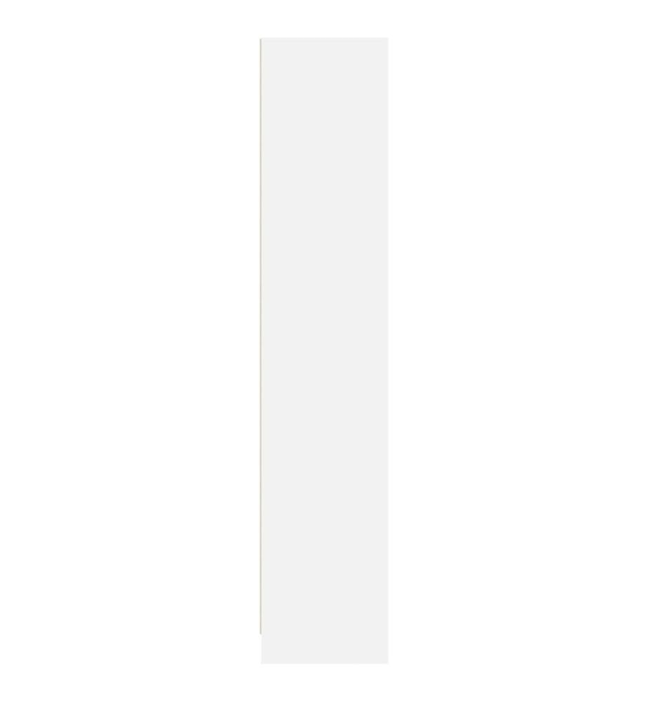 Bücherregal Weiss 57x28,5x107,5 cm Holzwerkstoff
