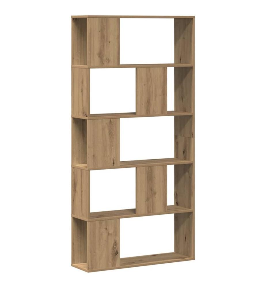 Bücherregal 5 Böden Artisan-Eiche 80,5x23,5x162,5 Holzwerkstoff