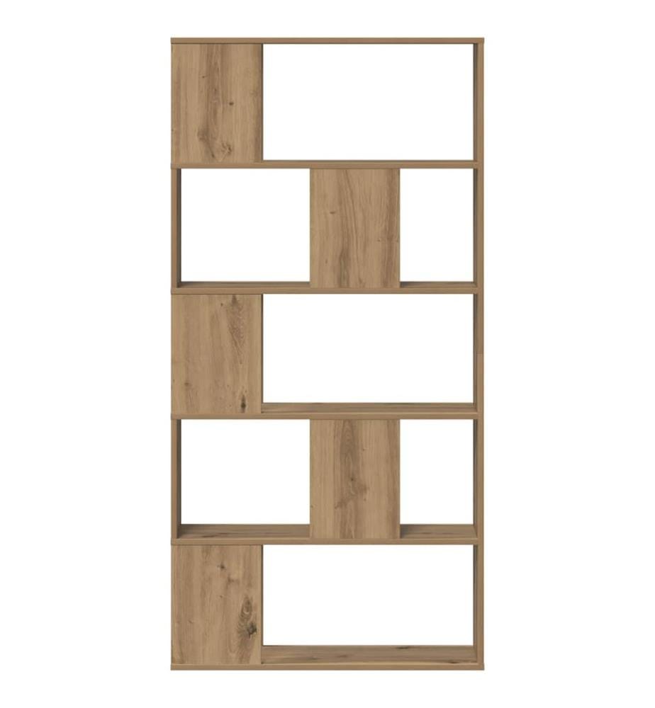 Bücherregal 5 Böden Artisan-Eiche 80,5x23,5x162,5 Holzwerkstoff