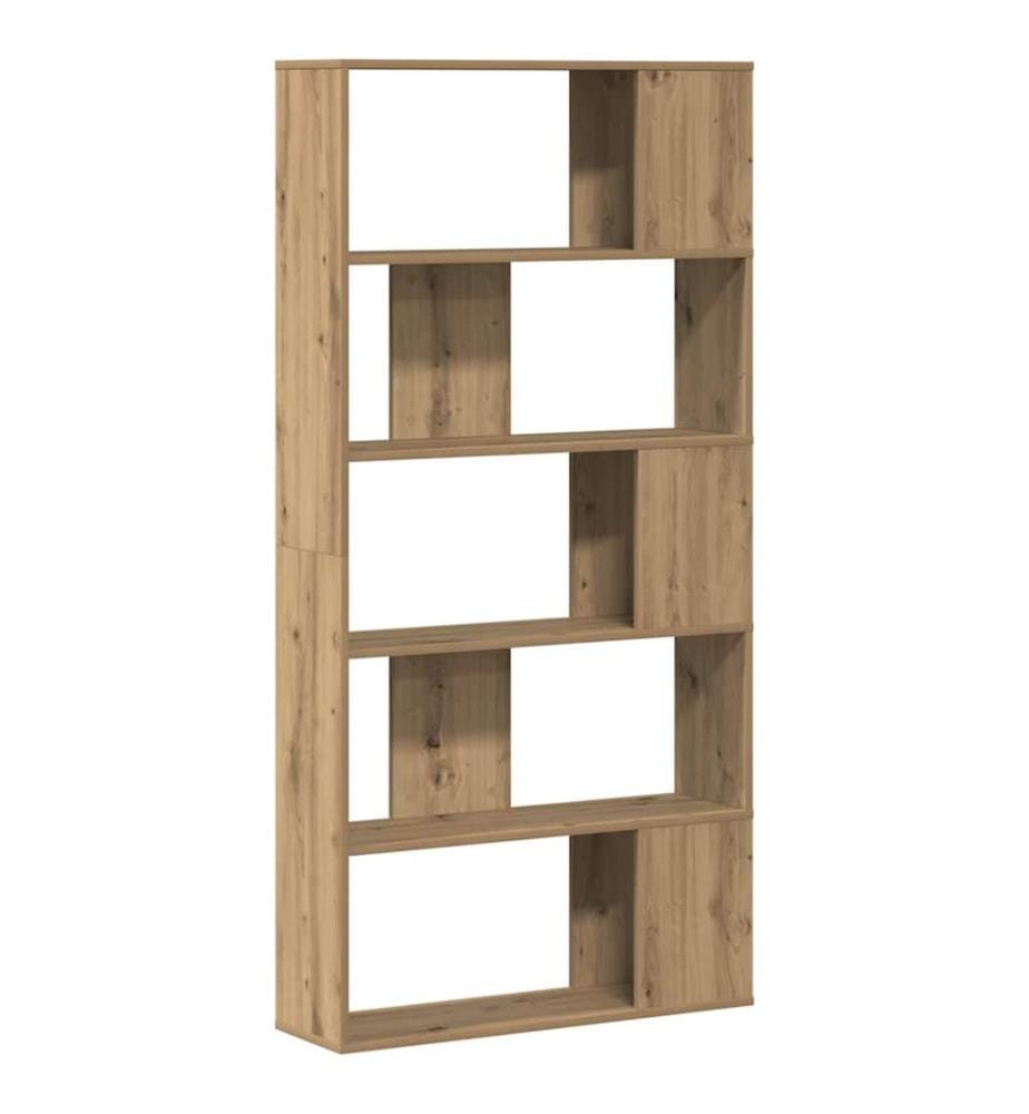 Bücherregal 5 Böden Artisan-Eiche 80,5x23,5x162,5 Holzwerkstoff