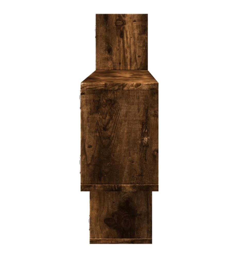 Wandregal Räuchereiche 167,5x18x68 cm Holzwerkstoff