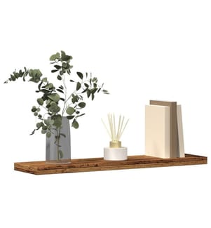 Wandregale 4 Stk. Altholz-Optik 40x10x1,5 cm Holzwerkstoff