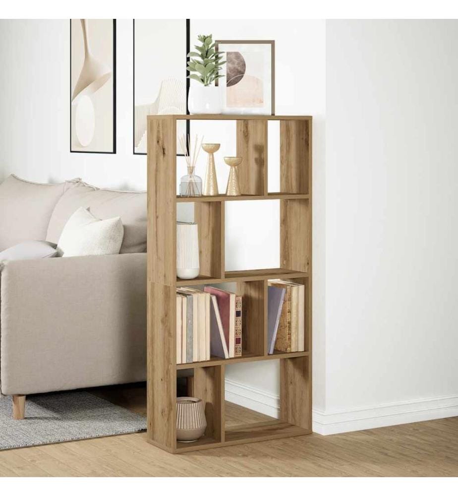 Bücherregal Artisan-Eiche 60x20x120,5 cm Holzwerkstoff