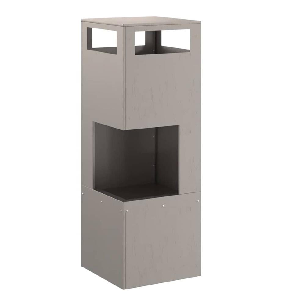 Feuerstelle Braun 35 x 35 x 100 cm Stahl
