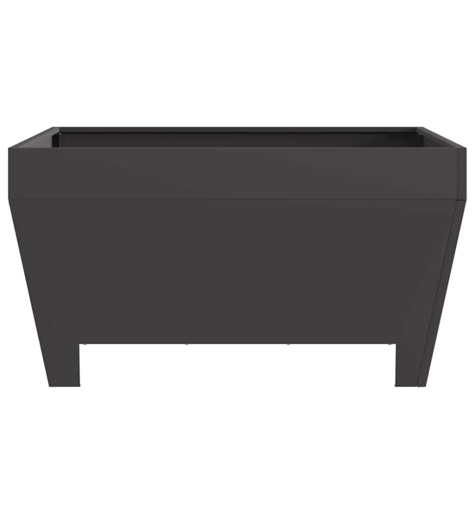 Feuerstelle Schwarz 80 x 80 x 43 cm Stahl