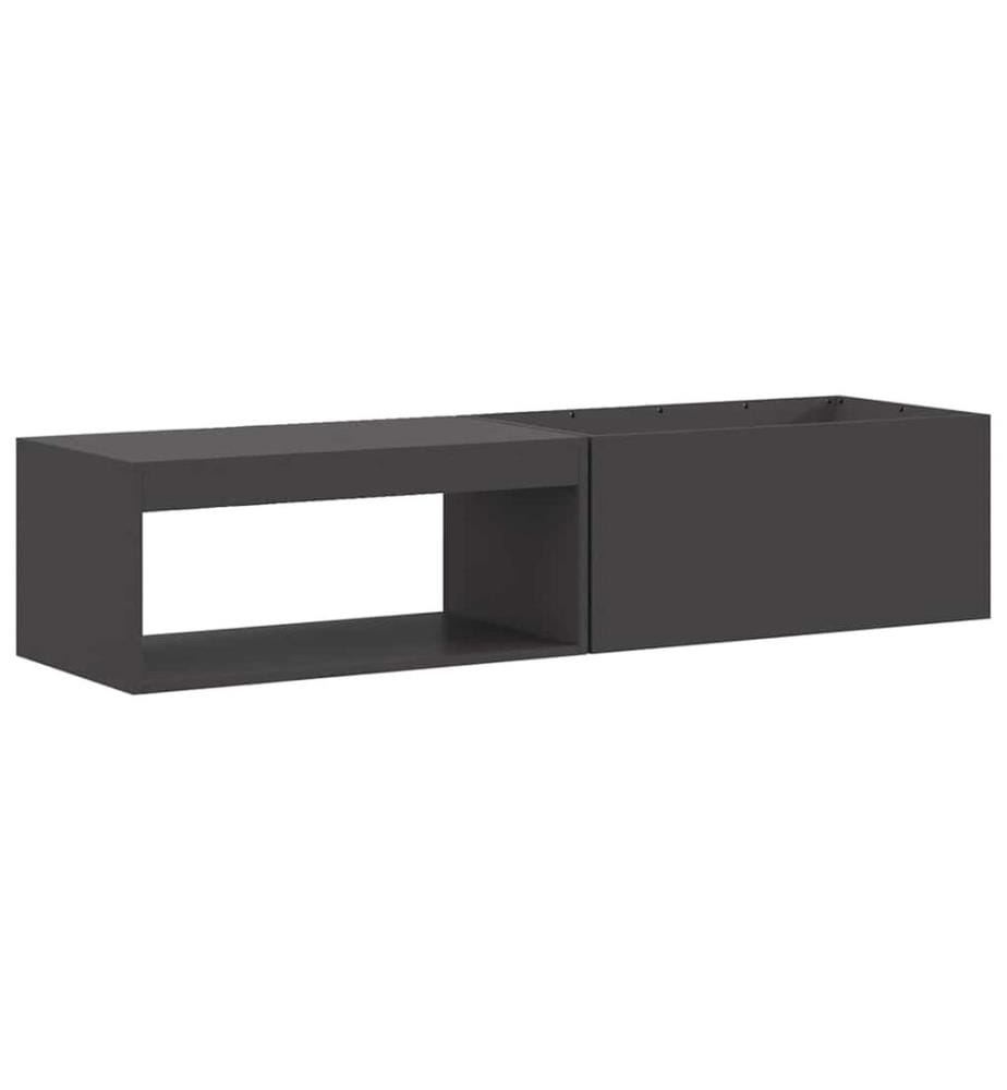 Braise Noir 160 x 45 x 35 cm Acier